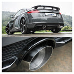 Inoxcar - Finale con silenziatore Ø100 mm DX+SX (Racing) + Valvole - Ravasicorse