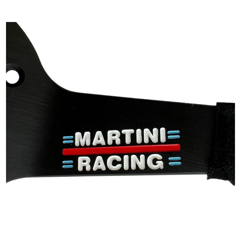 Volante personalizzato Martini Racing (logo inciso - suede leather) - Ravasicorse