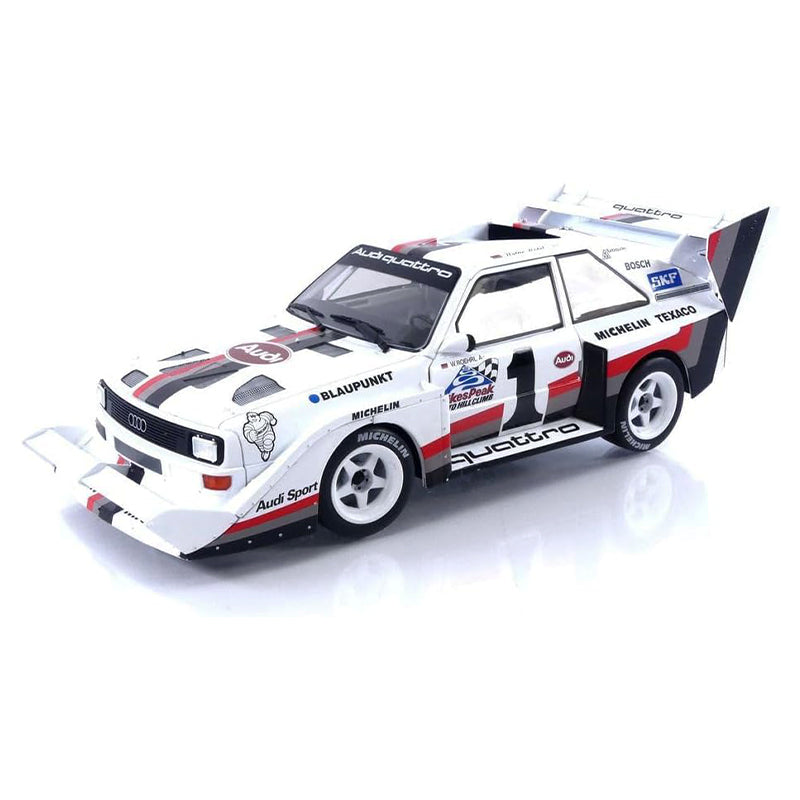 Werk83 - Audi Sport Quattro S1 E2 N° 1 Winner Pikes Peak 1987 Audi Sport Team (1:18)