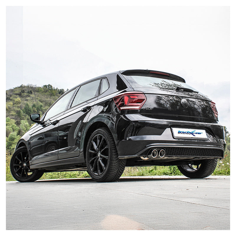Inoxcar - Finale con silenziatore 2 x Ø80 mm (Angled) - Ravasicorse