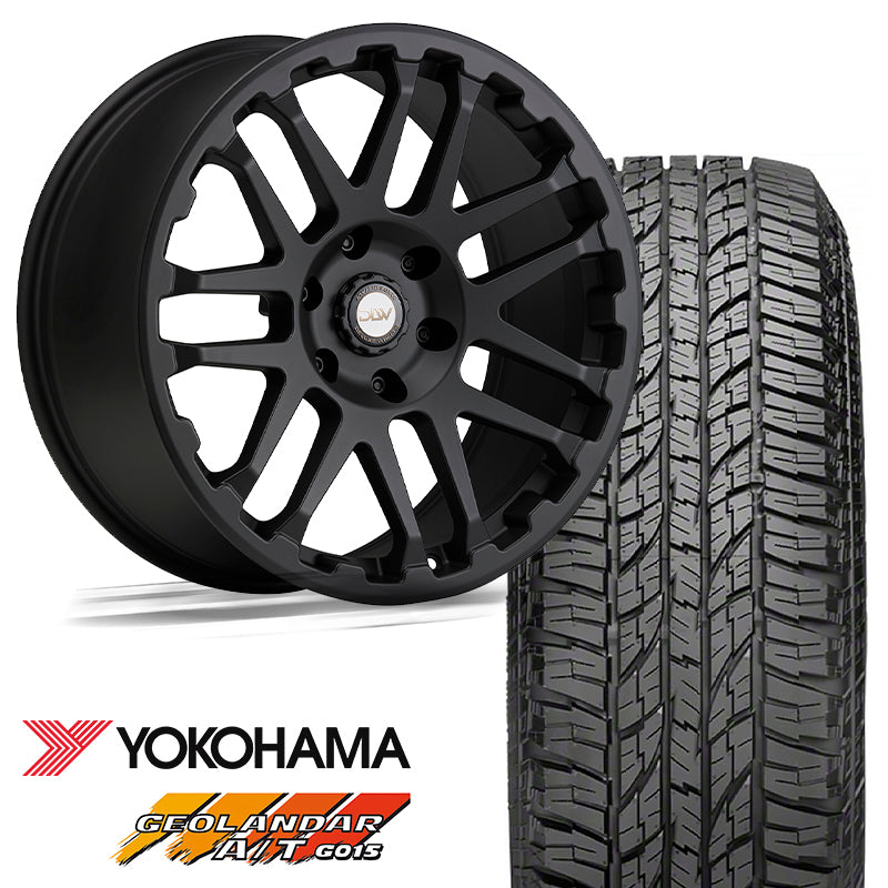 Set Off Road per Volkswagen T5 / T6 - DLW Combat 8.0x17" ET35 & Yokohama Geolandar A/T GT015 225/65R17 - Ravasicorse