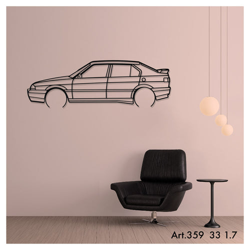 33 1.7 - Metal car silhouette - Ravasicorse