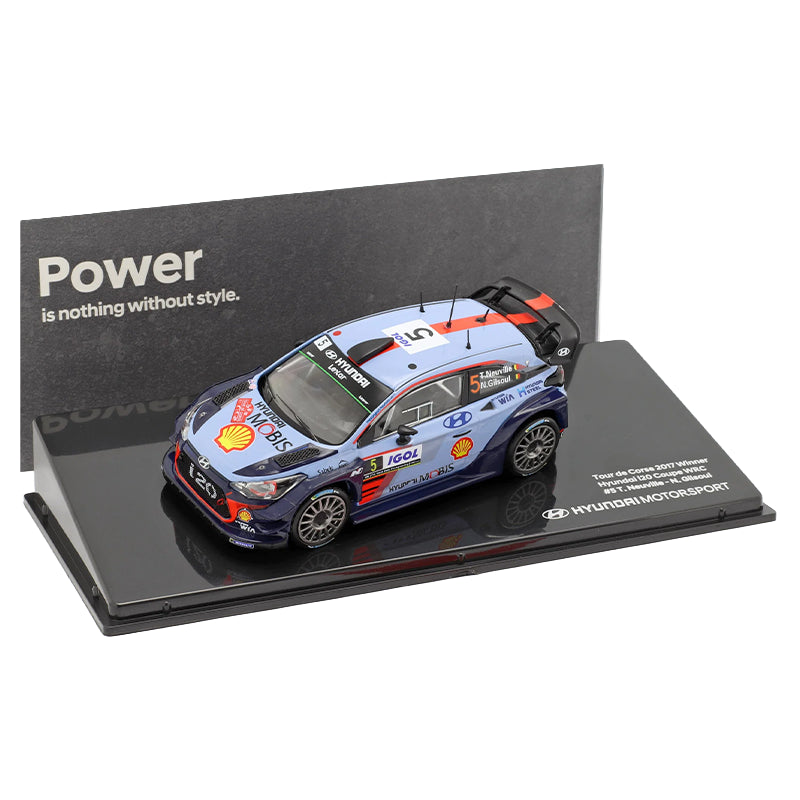 IXO Models - Hyundai i20 Coupe WRC #5 T. Neuville - N. Gilsoul Tour de Corse 2017 Winner (1:43)