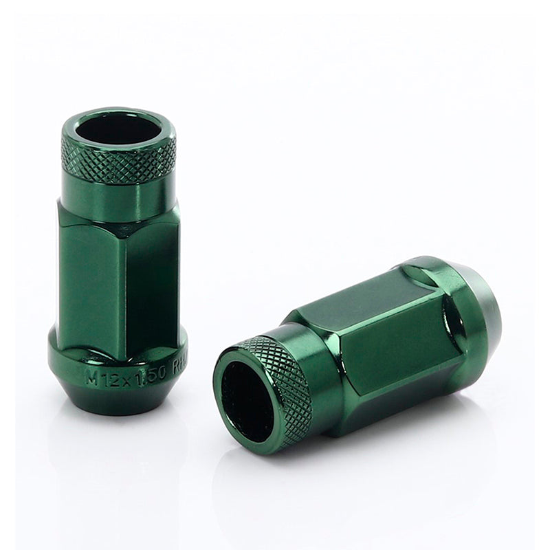 Japan Racing - Dado forgiato in acciaio JN1 12x1.25 (green) - Kit 20 dadi - Ravasicorse