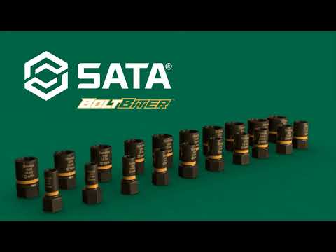 SATA - Set bussole 1/4" e 3/8" metrico/SAE BoltBiter (13 pz)