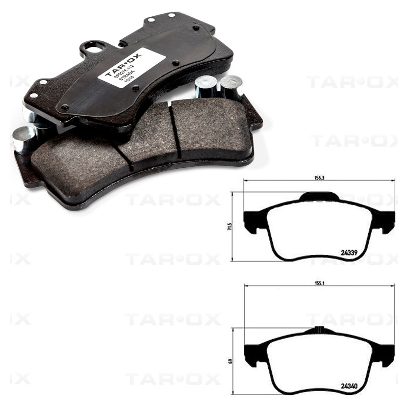 Tarox - Pastiglie freno Alfa Romeo Giulietta Typ 940 1.4 Tbi 170 HP - Front - Ravasicorse
