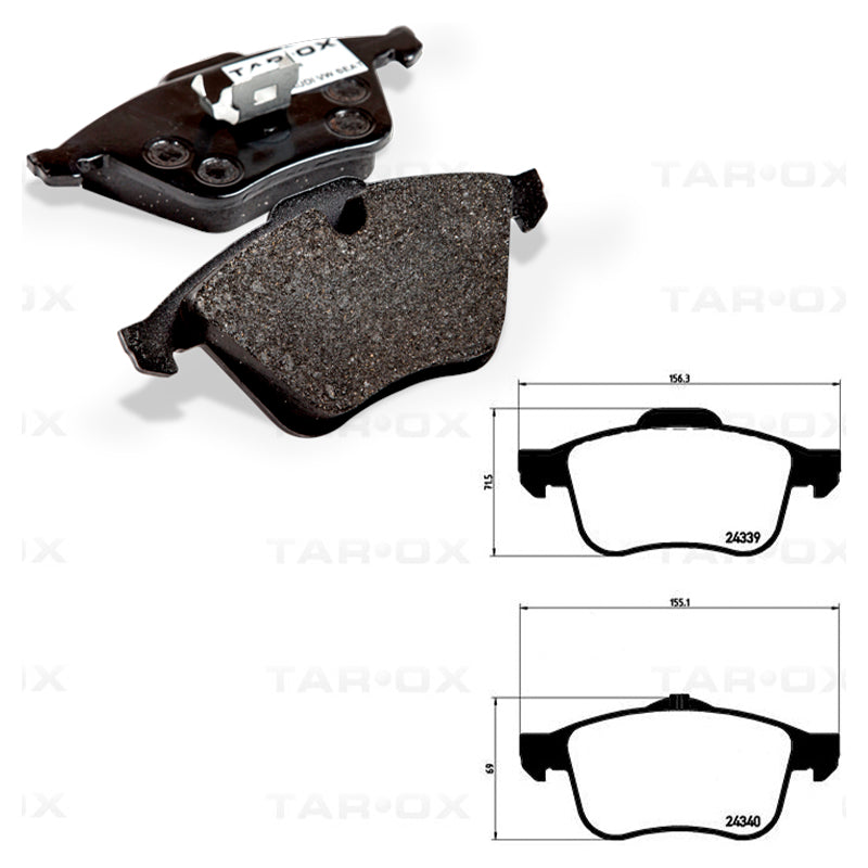 Tarox - Pastiglie freno Alfa Romeo Giulietta Typ 940 1.4 Tbi 170 HP - Front - Ravasicorse