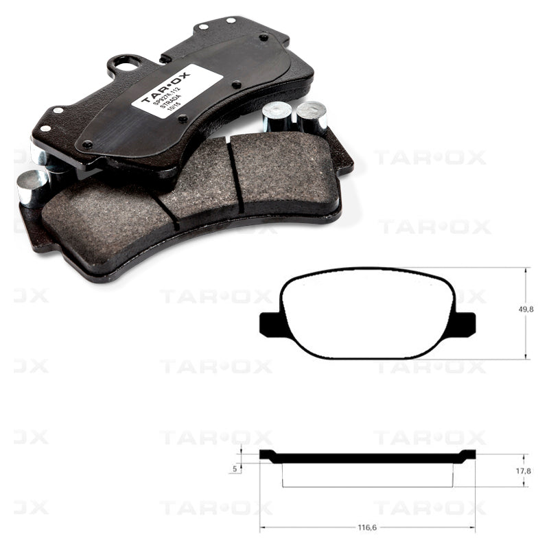 Tarox - Pastiglie freno Alfa Romeo 4C - Rear - Ravasicorse
