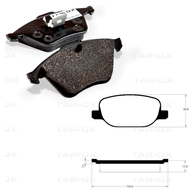 Tarox - Pastiglie freno Alfa Romeo 4C - Rear - Ravasicorse