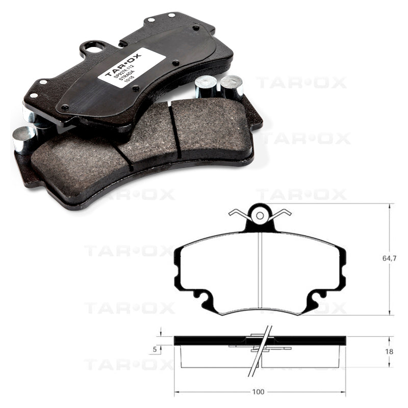 Tarox - Pastiglie freno Renault Clio (B/C57) Williams 2.0 16V - Front