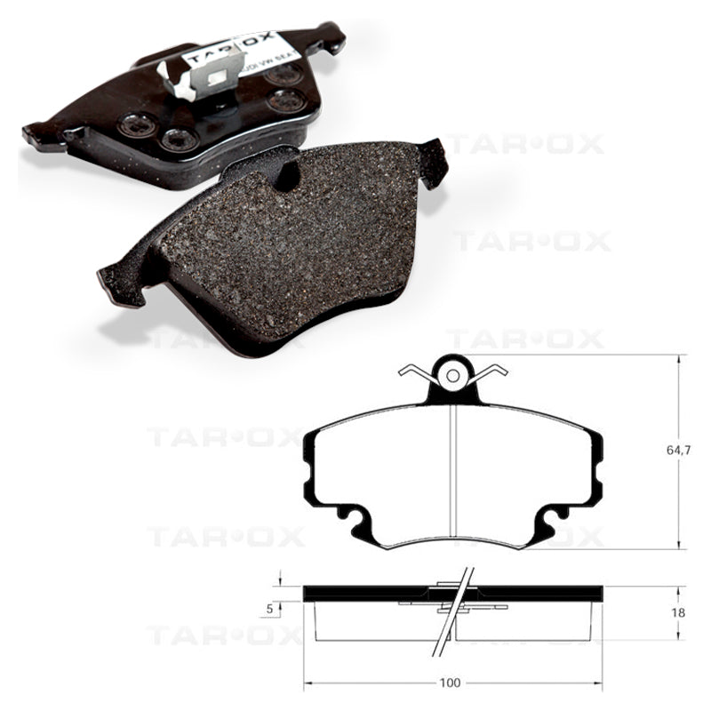 Tarox - Pastiglie freno Renault Clio (B/C57) Williams 2.0 16V - Front - Ravasicorse