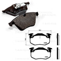 Tarox - Pastiglie freno Renault Clio (B/C57) Williams 2.0 16V (without ABS) - Rear - Ravasicorse