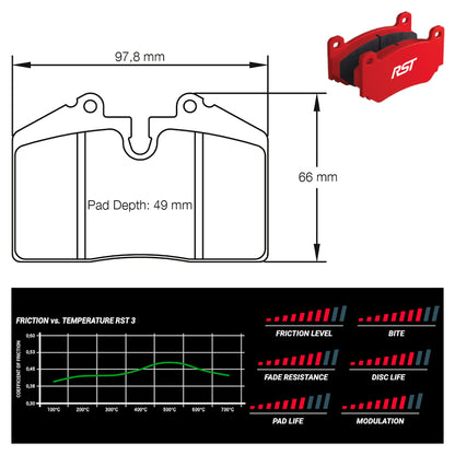 Pagid - Pastiglie freno Porsche 964 3.6 C4 (1203) - Front