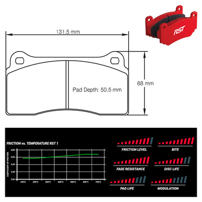 Pagid - Pastiglie freno BMW M2 CS Racing (1287) - Rear