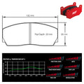 Pagid - Pastiglie freno Mitsubishi Lancer Evo X Gravel Rally [AP Caliper] (1361) - Front - Ravasicorse