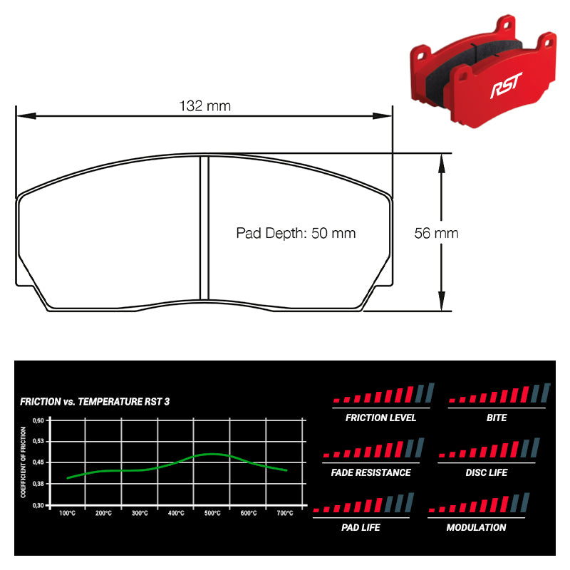 Pagid - Pastiglie freno Mitsubishi Lancer Evo X Gravel Rally [AP Caliper] (1361) - Front