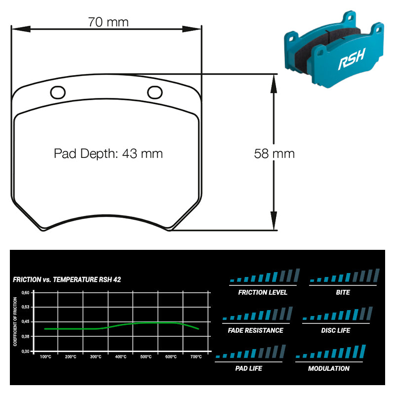 Pagid - Pastiglie freno MG 6 XPower TCR (1363) - Rear