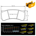 Pagid - Pastiglie freno BMW M2 CS Racing (1539) - Front - Ravasicorse