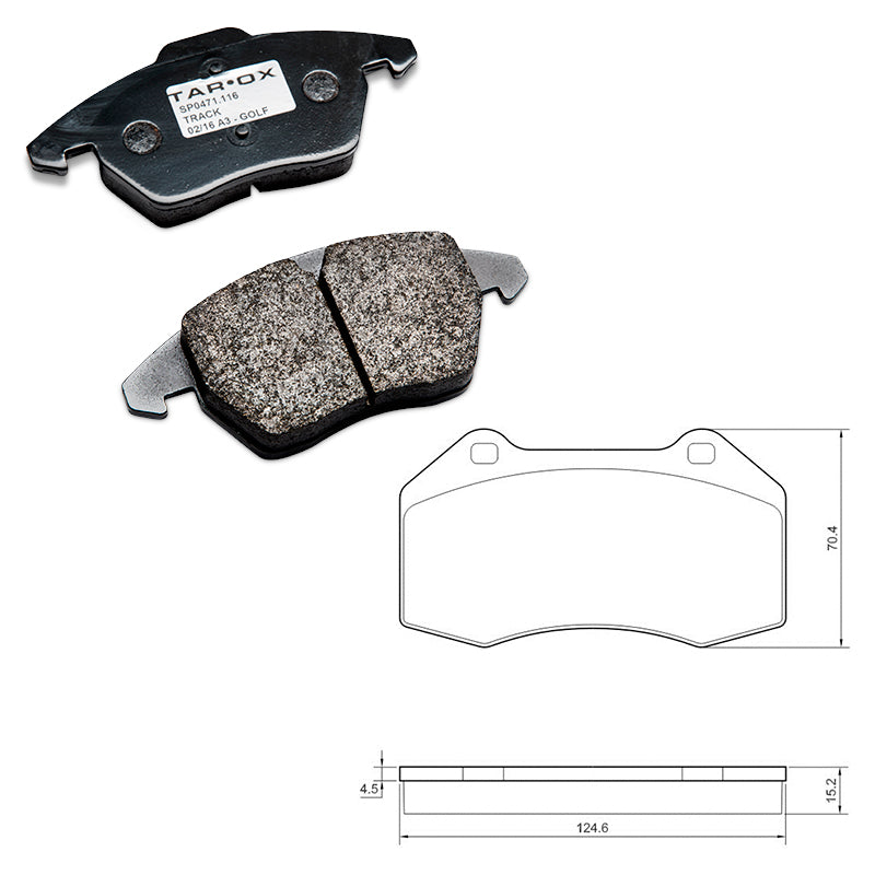 Tarox - Pastiglie freno Alfa Romeo 4C - Front - Ravasicorse