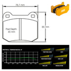 Pagid - Pastiglie freno Nissan 350Z Coupe Track (1587) - Rear - Ravasicorse