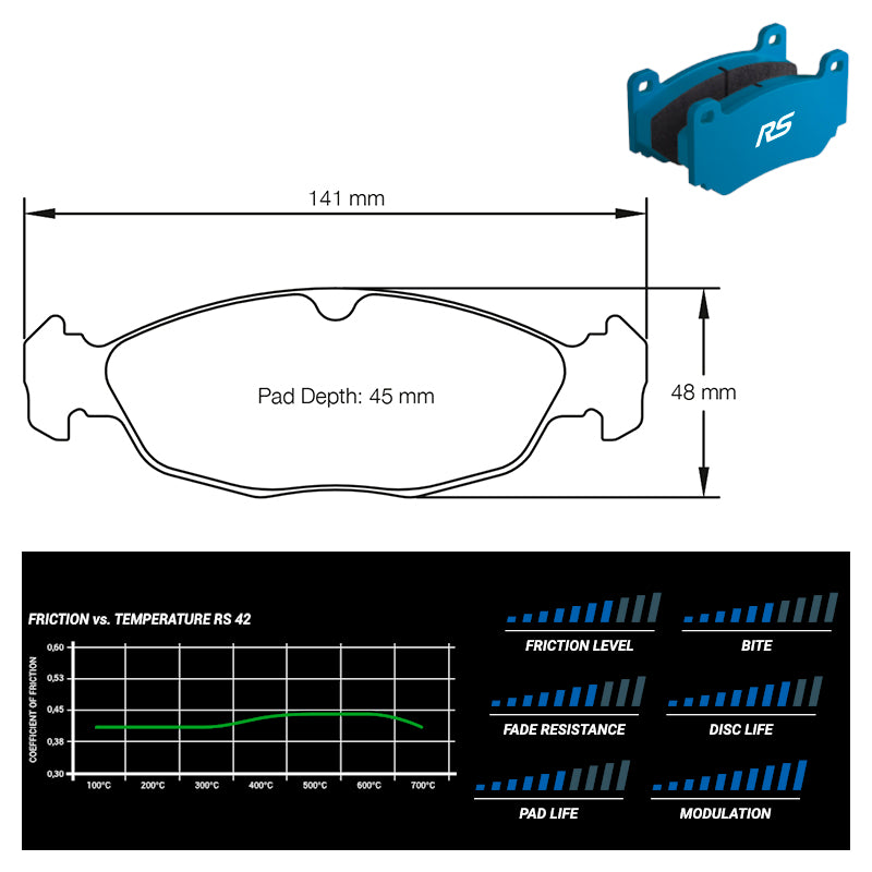 Pagid - Pastiglie freno Opel Corsa B 1.6 GSI 16V (1620) - Front