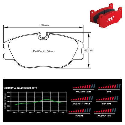 Pagid - Pastiglie freno Lancia Delta Integrale 8V/16V (1702) - Front