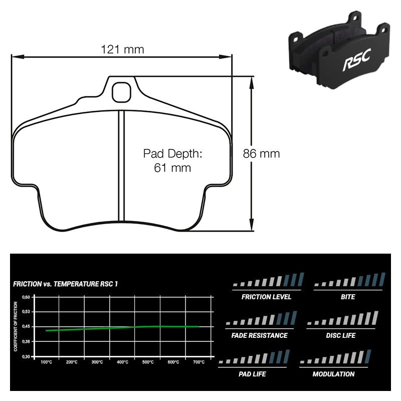 Pagid - Pastiglie freno Porsche 718 Boxster [982] [ceramic brakes] (2405) - Rear