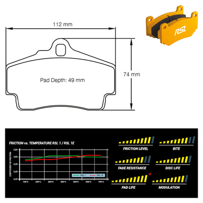 Pagid - Pastiglie freno Porsche 718 Boxster 2.0 [982] (2406) - Rear