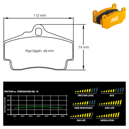 Pagid - Pastiglie freno Porsche 718 Boxster 2.0 [982] (2406) - Rear