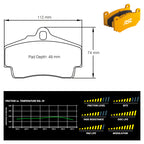 Pagid - Pastiglie freno Porsche 981 Cayman 2.7 / 3.4 S / GTS (2406) - Rear - Ravasicorse