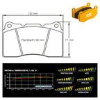 Pagid - Pastiglie freno Mitsubishi Lancer Evo X (2487) - Front - Ravasicorse