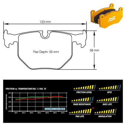 Pagid - Pastiglie freno BMW Z8 4.9 (2685) - Rear