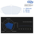 CL Brakes - Kit 4 pz. pastiglie freno (4026) - Ravasicorse