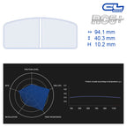 CL Brakes - Kit 4 pz. pastiglie freno (4043) - Ravasicorse
