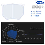 CL Brakes - Kit 4 pz. pastiglie freno (4112) - Ravasicorse