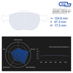 CL Brakes - Kit 4 pz. pastiglie freno (4121) - Ravasicorse