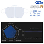 CL Brakes - Kit 4 pz. pastiglie freno (4122) - Ravasicorse