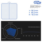 CL Brakes - Kit 4 pz. pastiglie freno (4149) - Ravasicorse