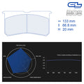 CL Brakes - Kit 4 pz. pastiglie freno (4179) - Ravasicorse