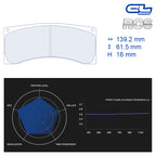CL Brakes - Kit 4 pz. pastiglie freno (4200) - Ravasicorse