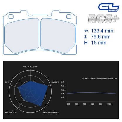 CL Brakes -  Kit 4 pcs. plaquettes de frein (4216)