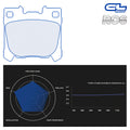 CL Brakes - Pastiglie Freno Toyota Yaris GR / Rally Cup (4217) - Rear - Ravasicorse