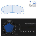 CL Brakes - Kit 4 pz. pastiglie freno (4219) - Ravasicorse