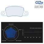 CL Brakes - Kit 4 pz. pastiglie freno (4220) - Ravasicorse