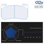 CL Brakes - Kit 4 pz. pastiglie freno (4221) - Ravasicorse