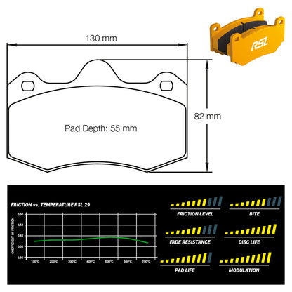 Pagid - Pastiglie freno Renault Clio 3.0 V6 Turbo Sport (4345) - Front