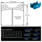 Pagid - Pastiglie freno Porsche 911 2.0 -2.8 S-Calipers (4501) - Front - Ravasicorse