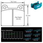 Pagid - Pastiglie freno Mercedes 190-300 (W108-W115) (4501) - Front - Ravasicorse