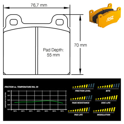 Pagid - Pastiglie freno Alfa Romeo Sprint GT 1600 (4501) - Front