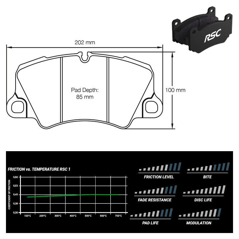 Pagid - Pastiglie freno Ferrari 488 [ceramic brakes] (4580) - Front - Ravasicorse